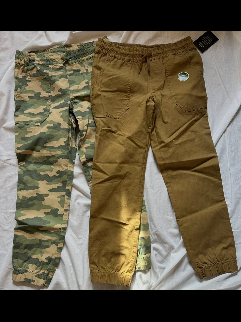 art class Camouflage and Tan Jogger Pants - Two Pairs